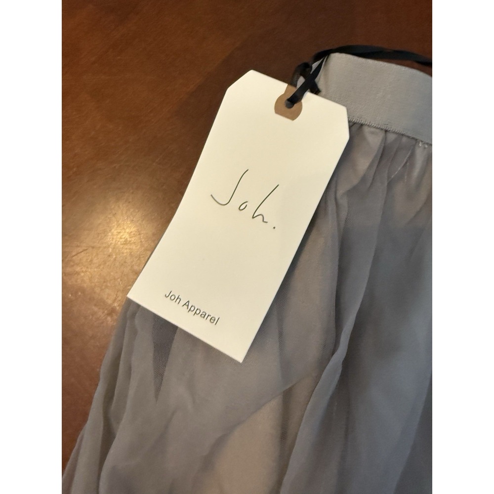 Gray Tulle Midi Skirt XS Ethereal Romantic Balletcore Mesh Layered‎ Skirt - Picture 4 of 8